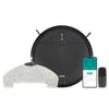 Robot aspirapolvere connesso - LIVOO - DOH145 WASH'UP - 1000 Pa - 70 min - 2 serbatoi - Nero