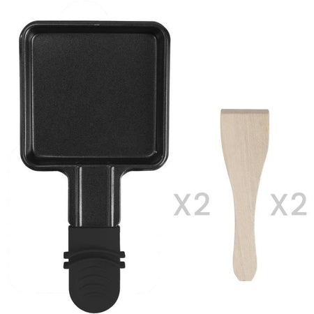 Macchina per raclette per 2 persone - LIVOO - DOC156N - 350W - 2 persone - Vassoio in granito rimovibile - Pulsante on/off