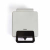 Piastra per waffle con termostato regolabile - LIVOO - DOP206 - 1200W - 2 waffle - Antiaderente - Superficie 14,5 x 17,5 cm - Spie luminose