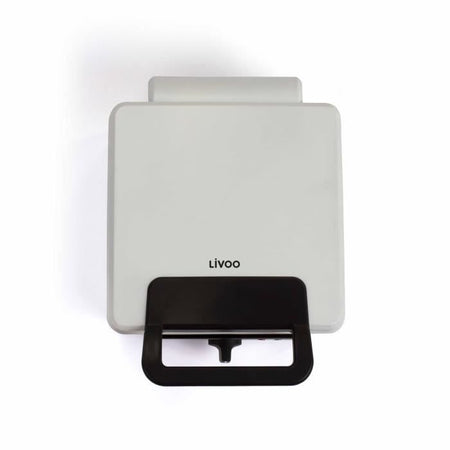 Piastra per waffle con termostato regolabile - LIVOO - DOP206 - 1200W - 2 waffle - Antiaderente - Superficie 14,5 x 17,5 cm - Spie luminose