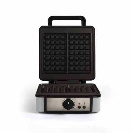 Piastra per waffle con termostato regolabile - LIVOO - DOP206 - 1200W - 2 waffle - Antiaderente - Superficie 14,5 x 17,5 cm - Spie luminose