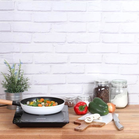 LIVOO DOC236 Doppio piano cottura a induzione - 22cm - da 60  a 240  - Nero