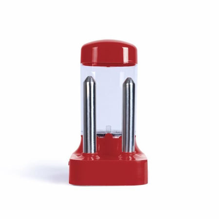 Macchina per hot dog - LIVOO - DOC238RC - 340W - Fino a 6 salsicce - Cottura a vapore - 15 minuti di cottura - Lavabile in lavastoviglie