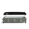 Piastra a gas - LIVOO - DOC324 - 3 fuochi - Verde / Nero