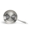 Brigade - Padella in acciaio inox 20 cm - LIVOO - MEP157 - Triplo strato in acciaio inox - Adatta a tutti i piani cottura, anche a induzione - Prodotto in Francia