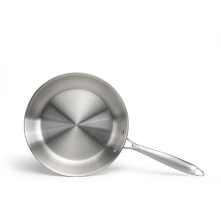 Brigade - Padella in acciaio inox 20 cm - LIVOO - MEP157 - Triplo strato in acciaio inox - Adatta a tutti i piani cottura, anche a induzione - Prodotto in Francia
