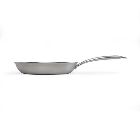 Brigade - Padella in acciaio inox 24 cm - LIVOO - MEP158 - Triplo strato in acciaio inox - Adatta a tutti i piani cottura, anche a induzione - Prodotto in Francia