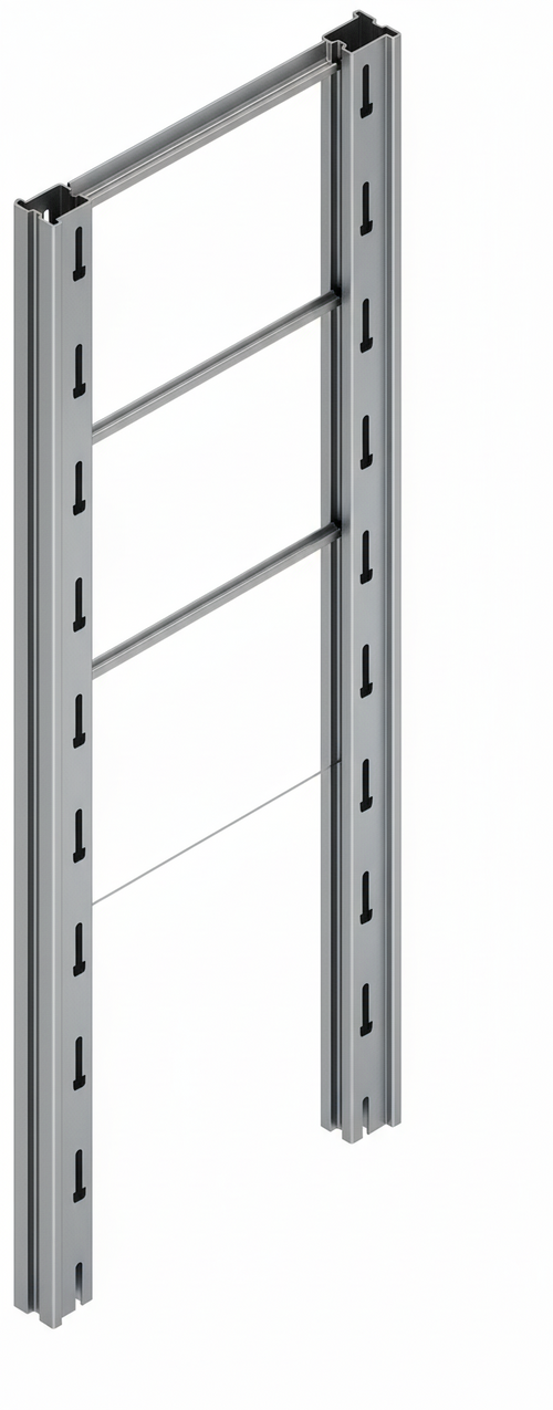 Tamponatura laterale in lamiera VERNICIATA dogata per scaffalatura (PxH) cm. 80x180h
