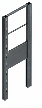 Tamponatura laterale in lamiera VERNICIATA dogata per scaffalatura (PxH) cm. 50x200h