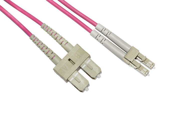 Cavo Fibra Ottica Lc A Sc Multimode Duplex Om4 50/125 Mt.40