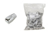 Confezione 100 Copriconnettori 8Mm Per Plug Rj45 8 Poli Cavo Cat 5E-6-7 Grigio