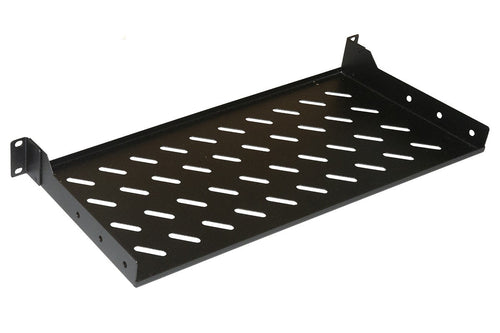 Ripiano Per Armadio 19 1 Unita Profondita 200 Mm. (Universale) 2 Attacchi (Frontali) Colore Nero