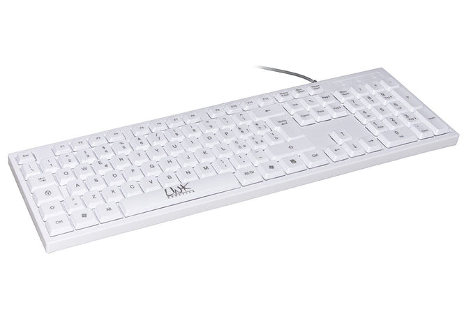 Tastiera Italiana 105 Tasti Colore Bianco Connettore Usb