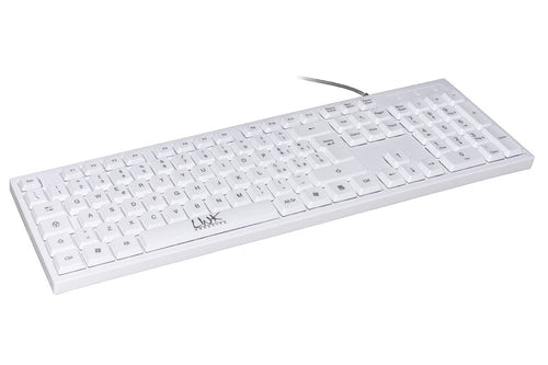 Tastiera Italiana 105 Tasti Colore Bianco Connettore Usb