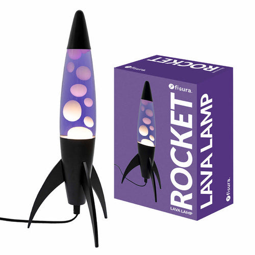 FISURA Lampada a lava Rocket Viola