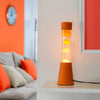 FISURA Tower lava lamp monocromatica arancione