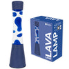 FISURA Lampada lava monocromatica blu