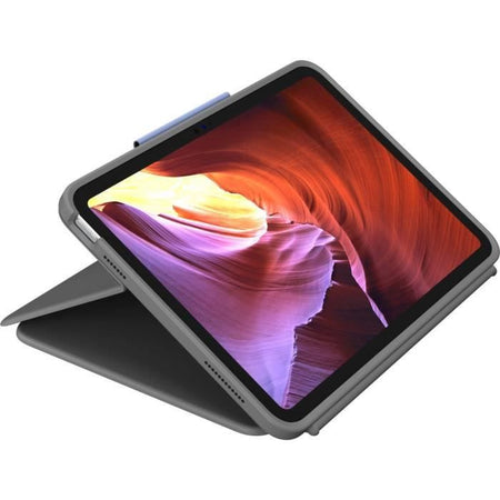 Custodia per tastiera ultraprotettiva - LOGITECH - Rugged Folio - Per iPad (7a, 8a, 9a e 10a generazione) - Colore Oxford
