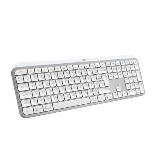 Tastiera Wireless - LOGITECH - MX Keys S - Bluetooth - Retroilluminata - Tasti silenziosi - Grigio chiaro