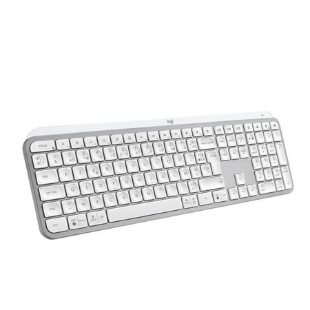 Tastiera Wireless - LOGITECH - MX Keys S - Bluetooth - Retroilluminata - Tasti silenziosi - Grigio chiaro