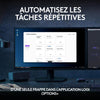 Tastiera Wireless - LOGITECH - MX Keys S - Bluetooth - Retroilluminata - Tasti silenziosi - Grigio chiaro