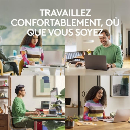 Mouse wireless - LOGITECH - MX Anywhere 3S - Bluetooth - Clic silenziosi - 6 pulsanti - Grafite