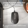 Mouse Wireless - LOGITECH - MX Anywhere 3S - Bluetooth - Clic silenziosi - 6 pulsanti - Grigio chiaro