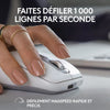 Mouse Wireless - LOGITECH - MX Anywhere 3S - Bluetooth - Clic silenziosi - 6 pulsanti - Grigio chiaro