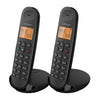 Telefono fisso cordless - LOGICOM - DECT ILOA 255T DUO - Nero - Con segreteria telefonica