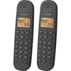 Telefono fisso cordless - LOGICOM - DECT ILOA 255T DUO - Nero - Con segreteria telefonica