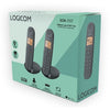 Telefono fisso cordless - LOGICOM - DECT ILOA 255T DUO - Nero - Con segreteria telefonica