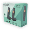 Telefono fisso cordless - LOGICOM - DECT ILOA 250 DUO - Nero - Senza segreteria telefonica