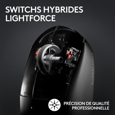 Mouse da gioco - wireless - LOGITECH G - PRO X SUPERLIGHT 2 - Nero