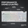 Tastiera da gioco - wireless - LOGITECH G - G Pro X TKL Lightspeed - USB - AZERTY - Bianca
