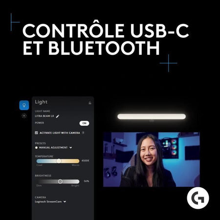 Doppia illuminazione d'accento RGB: Litra Beam LX mostra i toni naturali della pelle e un aspetto radioso, illuminazione d'accento frontale