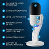Un microfono da gioco RGB premium alimentato da LIGHTSYNC, dotato di una capsula dinamica personalizzata e di un software avanzato, Mid-range Capsule