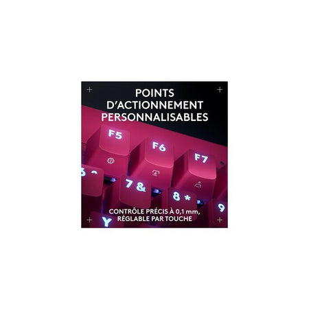 Tastiera da gioco - Cablata - Logitech G - Pro X TKL Rapid - AZERTY - Rosa