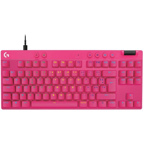 Tastiera da gioco - Cablata - Logitech G - Pro X TKL Rapid - AZERTY - Rosa