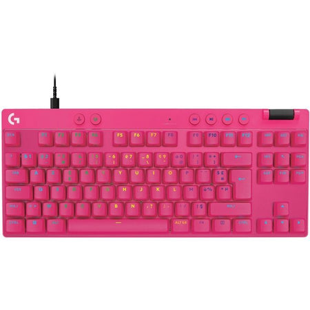 Tastiera da gioco - Cablata - Logitech G - Pro X TKL Rapid - AZERTY - Rosa