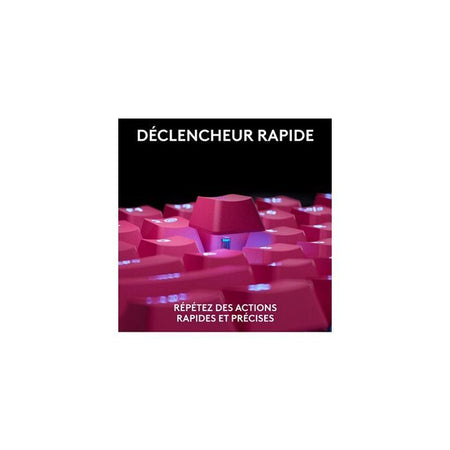 Tastiera da gioco - Cablata - Logitech G - Pro X TKL Rapid - AZERTY - Rosa