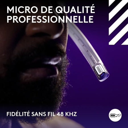 Cuffie da gioco - Wireless - Logitech G - Astro A50 Lightspeed Pro-G Graphene - Xbox, PS5, Switch, PC/Mac - Bianco