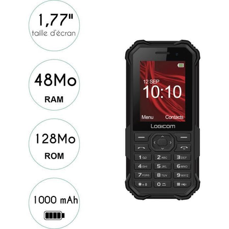Logicom xtrem 30 2.4 doppia sim 32 mb noir