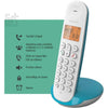 Telefono cordless fisso - LOGICOM - DECT ILOA 150 SOLO - Turchese - Senza segreteria telefonica