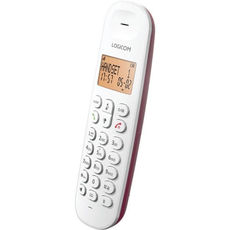 Telefono cordless fisso - LOGICOM - DECT ILOA 150 SOLO - Lampone - Senza segreteria telefonica