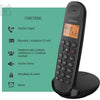 Telefono cordless fisso - LOGICOM - DECT ILOA 155T SOLO - Nero - Con segreteria telefonica