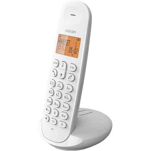Telefono fisso cordless - LOGICOM - DECT ILOA 155T SOLO - Bianco - Con segreteria telefonica