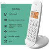 Telefono fisso cordless - LOGICOM - DECT ILOA 155T SOLO - Bianco - Con segreteria telefonica