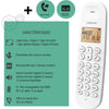 Telefono fisso cordless - LOGICOM - DECT ILOA 155T SOLO - Bianco - Con segreteria telefonica