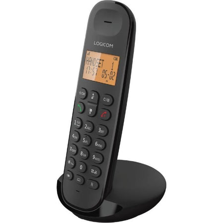 Telefono fisso cordless - LOGICOM - DECT ILOA 150 SOLO - Ardesia - Senza segreteria telefonica