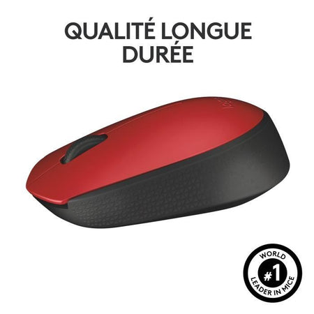 Mouse wireless LOGITECH M171 rosso